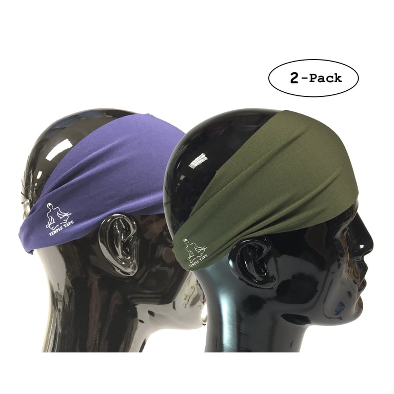 Temple Tape Four Inch Moisture Wicking Workout Sweatband  display picture 1