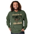 thumbnail image 5 of Hunters Do Anything for a Buck Pun Hoodie Sweatshirt Women Men Brisco Brands S, 5 of 6