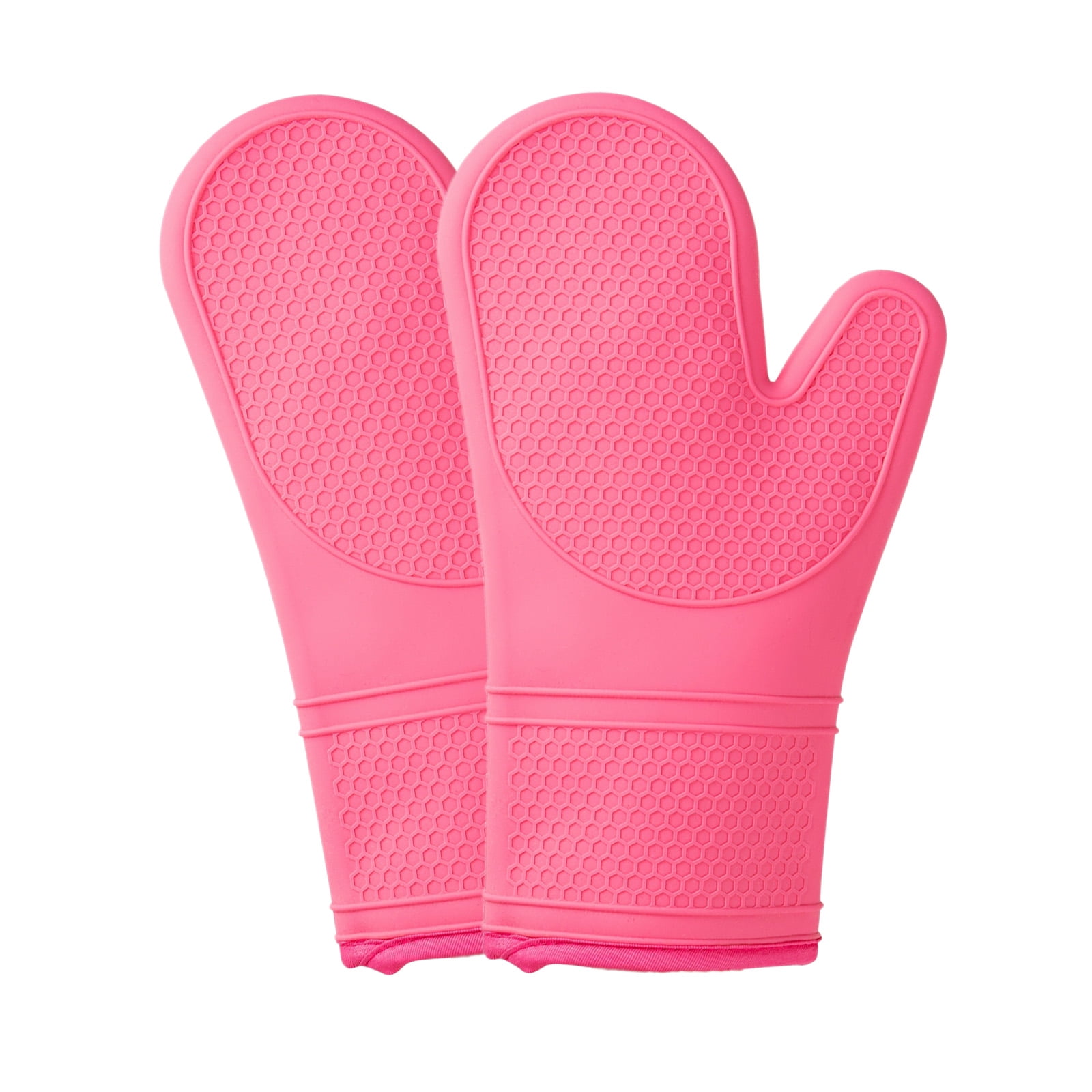 Silicone Oven Mitts (pair) - Pink – Wrapables