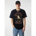 thumbnail image 1 of Camiseta deportiva de manga corta de verano para hombre, con cuello redondo, estampado de dibujos animados y letras. Cómoda y versátil, ideal para adultos, hombres, mujeres, adolescentes, jóvenes y pa, 1 of 7