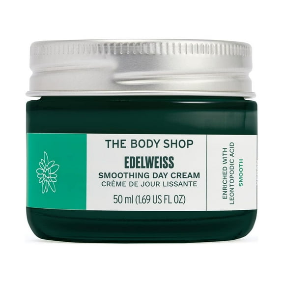 The Body Shop Edelweiss Smoothing Day Cream - For Smoother Looking Skin - Vegan - 50ml C6
