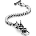 thumbnail image 1 of Pulsera de dragón estilo gótico Foohvr acero inoxidable regalo, 1 of 5