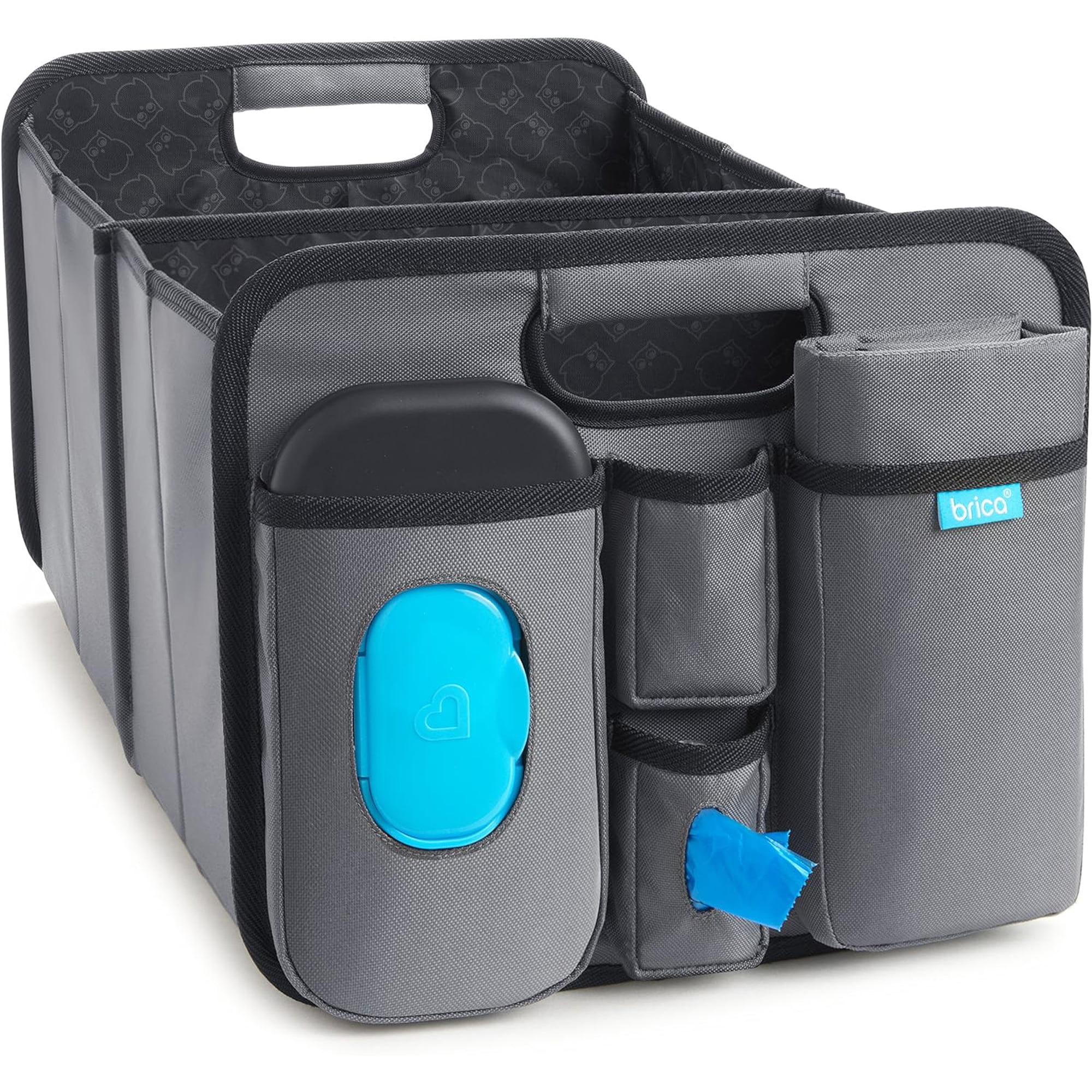 Munchkin Brica Out-N-About Trunk Organizer & Change Station, Gray