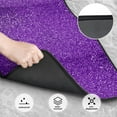 thumbnail image 5 of Uemuo Car Floor Mats - Glitter Purple Pattern Carpet Floor Mats for Cars, Auto Accessories Front & Rear Car Floor Foot Mat Sets of 4 Pieces, 5 of 6