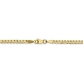 thumbnail image 3 of Leslie's 14K 2.9mm Beveled Curb Chain (Weight: 2.83 Grams, Length: 8 Inches), 3 of 4