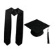 thumbnail image 4 of Birrete de graduación con borla, accesorio para ceremonia, regalo de fin de año, birrete académico Estola negra, 4 of 9