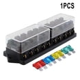 thumbnail image 1 of 10Way Fuse Box For Standard Blade Fuses Holder Ato / Block 12V Or 24V Car Or Hgv, 1 of 1