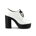 thumbnail image 3 of BLISSFUL STEP Women's Platform High Block Heel Boots, 3 of 8