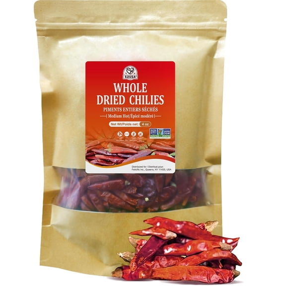 52USA Whole Dried Chilies Medium Hot