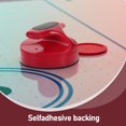 thumbnail image 3 of UPOUART 1 Set Air Hockey Pusher with Replacement Lint Stickers for Leisure Activities Red, 3 of 8