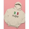 thumbnail image 3 of Buon Ferragosto Italy Flag Hoodie Women -Image by Shutterstock, Female XX-Large, 3 of 4