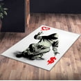 thumbnail image 6 of Banksy Rug, Area Rug, Thick Rug, Salon Rug, Love Or Money Rug, Painting Rug, Printed Rug, Area Rug, Rug, Accent Rug, Banksy Money Graffiti, 2.6'x9.2' - 80x280 cm, 6 of 8