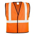 thumbnail image 5 of Kishigo Hi Vis Hook-and-Loop Mesh Safety Vest, High Visibility Construction Vest for Men, Orange S Pack 2, 5 of 6