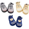 thumbnail image 1 of 3 pares de pantuflas calcetines antideslizantes para bebés,B, 1 of 5