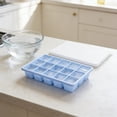 thumbnail image 4 of Silicone Tray With Lid Food Grade Freezer For And Juices Baby Food Silicone Freezer Trays Silicone Ice Trays Large Cubes with Lids Sour Glasses Ice for Trays round Ice Soup Freezer Tray Silicone, 4 of 8