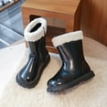 thumbnail image 4 of Boots for Girls Fall Boots Winter Warm Lined Girls Mid Calf Boots Snow Boots for Toddler Kids Non Comfortable Outdoor Shoes Suitable for 3.5 11 Years, 4 of 6