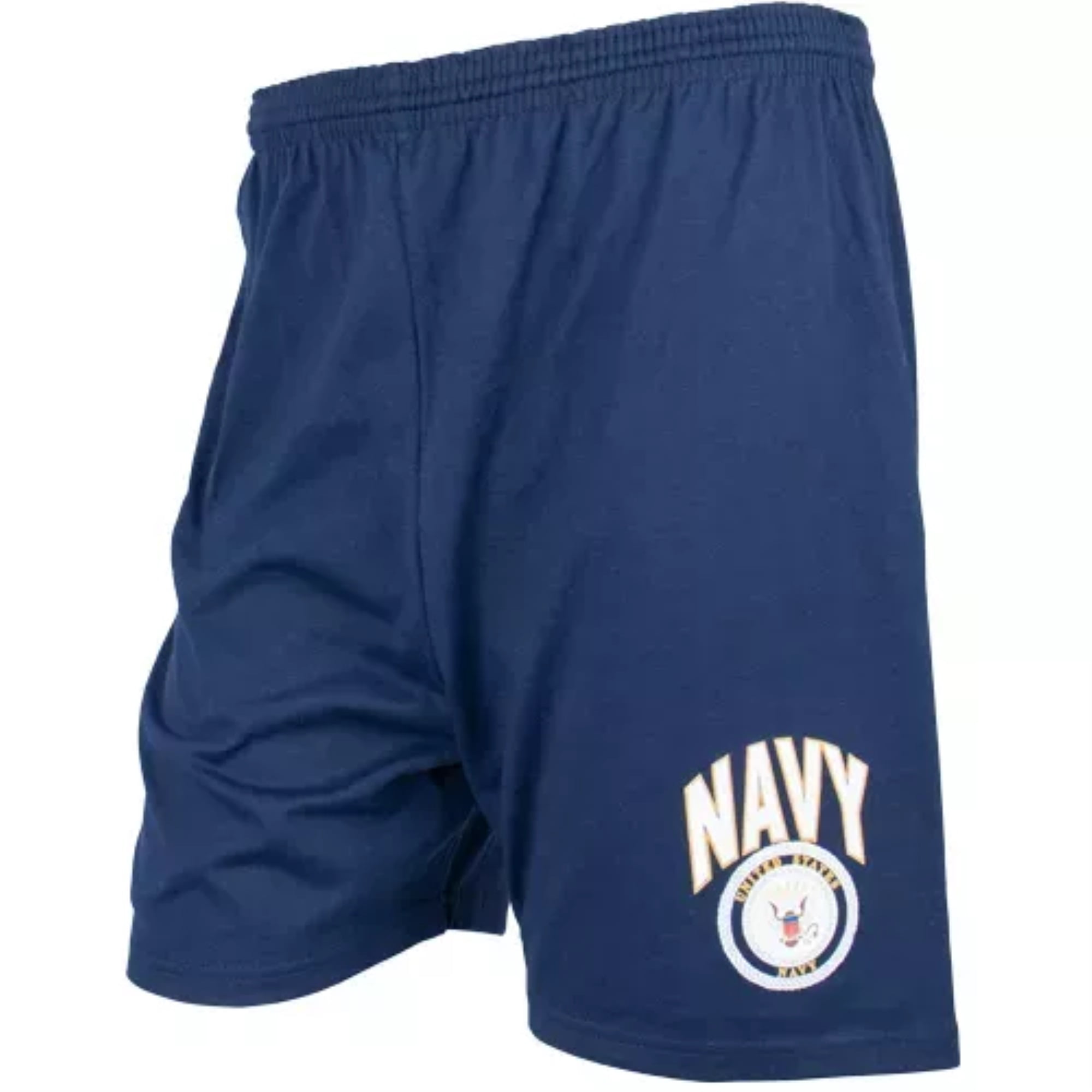 Men's Blue Running Short - Navy With Logo Medium - Walmart.com