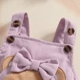 thumbnail image 6 of CAUYDY Preemie Girls Going Home Outfit Baby Girl Short Sleeve Bodysuit Set Newborn Fall Winter Clothes Infant Romper 0 3 6 9 Months 1T 2T Sizes 6-12 Months,Purple, 6 of 9
