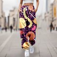 thumbnail image 1 of WILLBEST Pantalones Casuales de Mujer para Halloween: Estilo con Estampado de Dibujos Animados para Dama, Cómodos y elegantes para Cualquier Ocasión. Extra Grande, 1 of 3