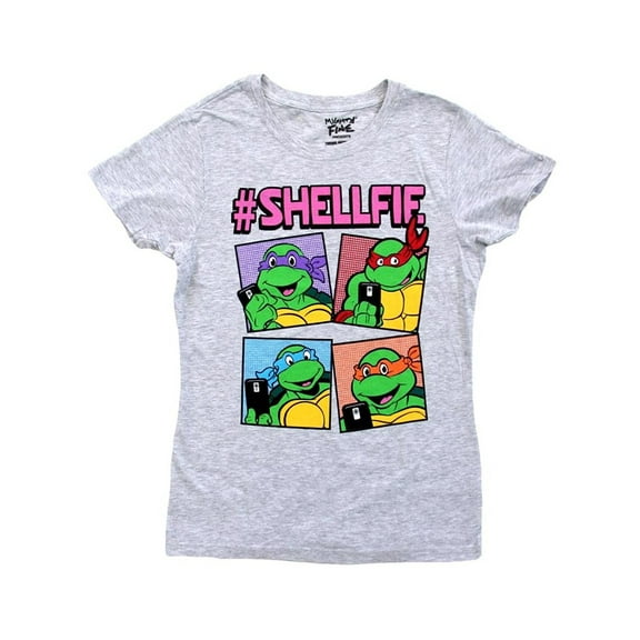 Teenage Mutant Ninja Turtles Boxes Shellfie Juniors T-Shirt