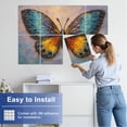 thumbnail image 5 of Rustic Farmhouse 8 Pack Art Acoustic Panels Sound Absorbing Oil painting beautiful butterfly abstract Decorative Soundproof Wall Panels Self Adhesive for Nursery Game Room Bedroom 48"x32", 5 of 7