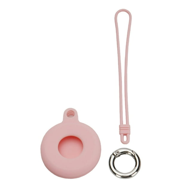 lionlar Étui en Gel de Silice Housse de Protection Douce pour Protection de Localisation Rose
