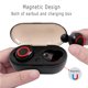 thumbnail image 3 of Auriculares Inalámbricos Conexión Bluetooth 5.0 Auriculares Con Diseño Magnético Auriculares De Sonido Estéreo Con Estuche De Carga Inalámbrico Para Escuchar Música Llamar Al Aire Libre Interior sonducket EL014118-02, 3 of 6