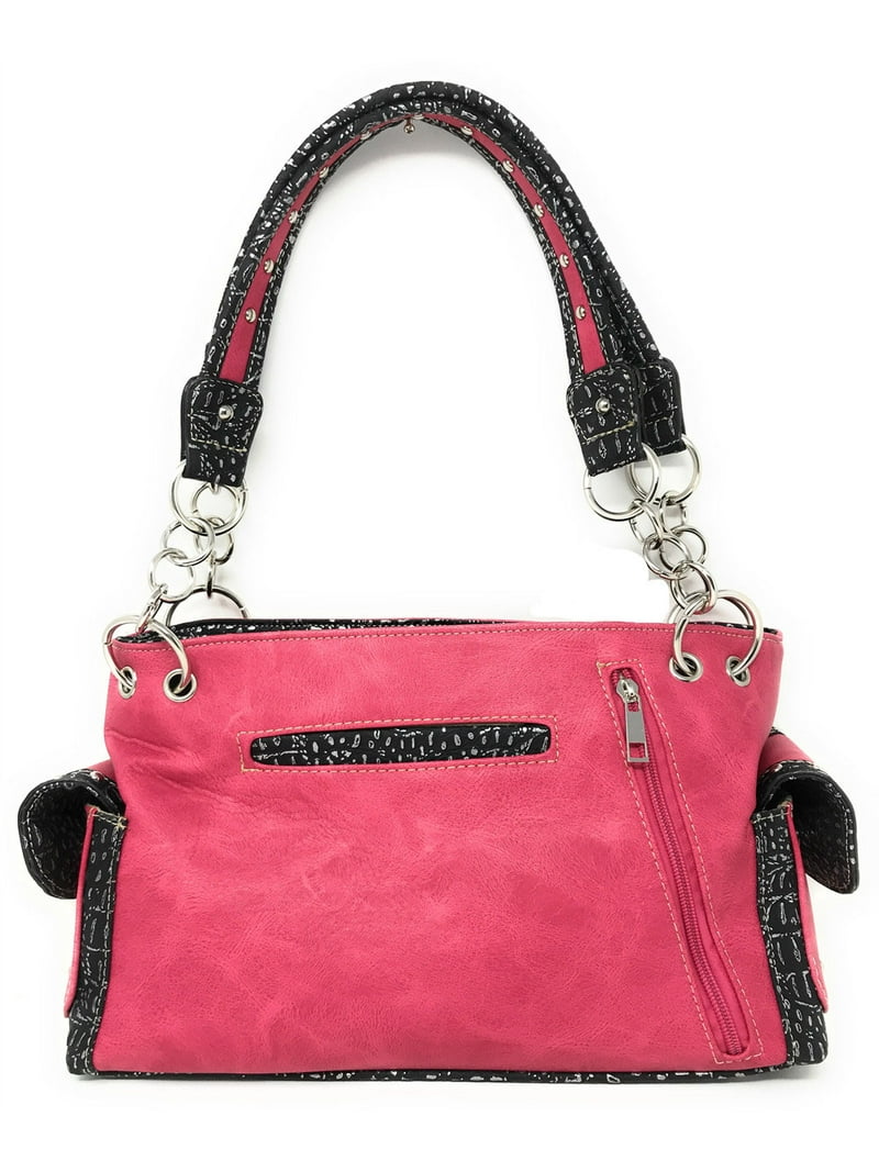 GoCowgirl Women's Skull Bones Skeleton Purse Handbag with