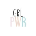 thumbnail image 2 of Allen, Kimberly 20x20 White Modern Wood Framed Museum Art Print Titled - GRL PWR, 2 of 4