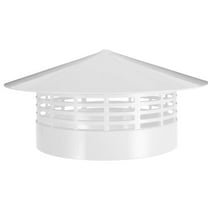 unbranded Rainproof Chimney Cap for Roof Vent Outdoor Chimney Cover for Fireplace Round Chimney Cap for Villa Weatherproof Vent Cap Chimney Protector Cover