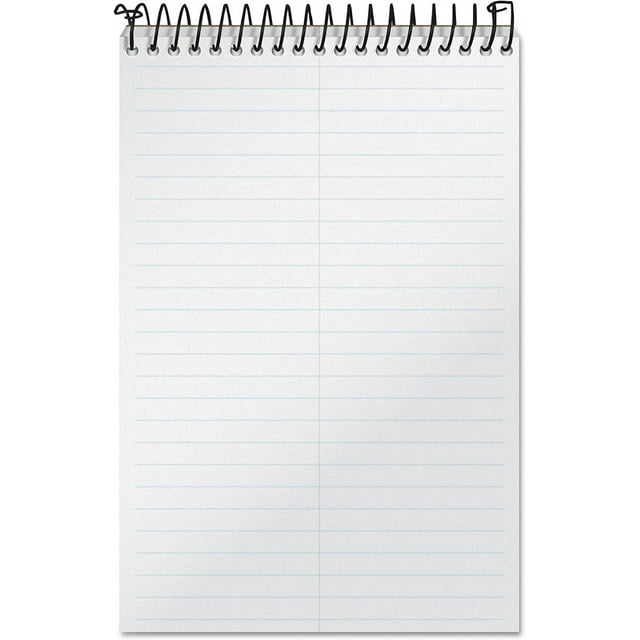 Livre Sténo à Spirale Clifiée Dorée Docket, Règle Gregg, 6 x 9 Pouces, Blanc, 100 Feuilles par Bloc (99708)
