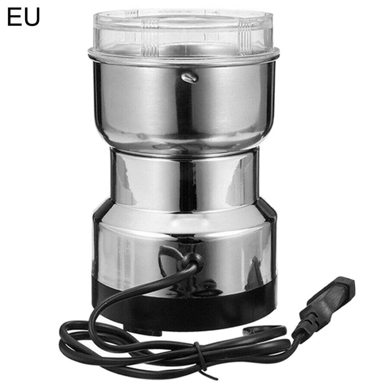 eu Plug) Mini Electric Spice & Coffee Grinder, Multifunctional 10s