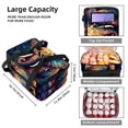 thumbnail image 3 of Elephant Double Layered Insulated Refrigerated Lunch Bag with Large Capacity - Hand Carry Meal Bag - 7.1x11.4x16.1 Inches, 3 of 6