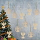 thumbnail image 4 of 12 adornos colgantes de madera para Navidad. Ángel, 4 of 8