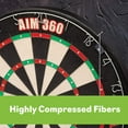 thumbnail image 4 of Viper AIM 360 Sisal Self Healing Practice Dartboard w/ Removable Aiming Circles, 4 of 8
