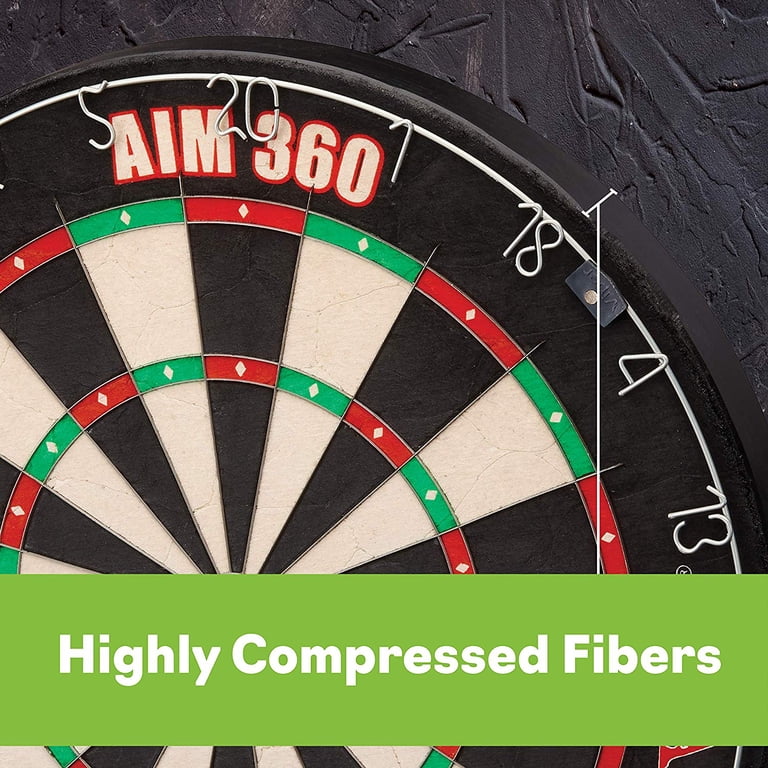 Viper AIM 360 Sisal Self Healing Practice Dartboard w/ Removable