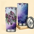 thumbnail image 3 of Cross Roses Christian Tumbler, Spiritual Gifts, Bible Tumbler ID-0530-JWO4, 3 of 7