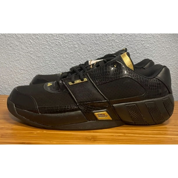 Ad-id-as Agent Gil Restomod Basketball Shoes Sneakers Black Gold GY0373 Men Sz 14