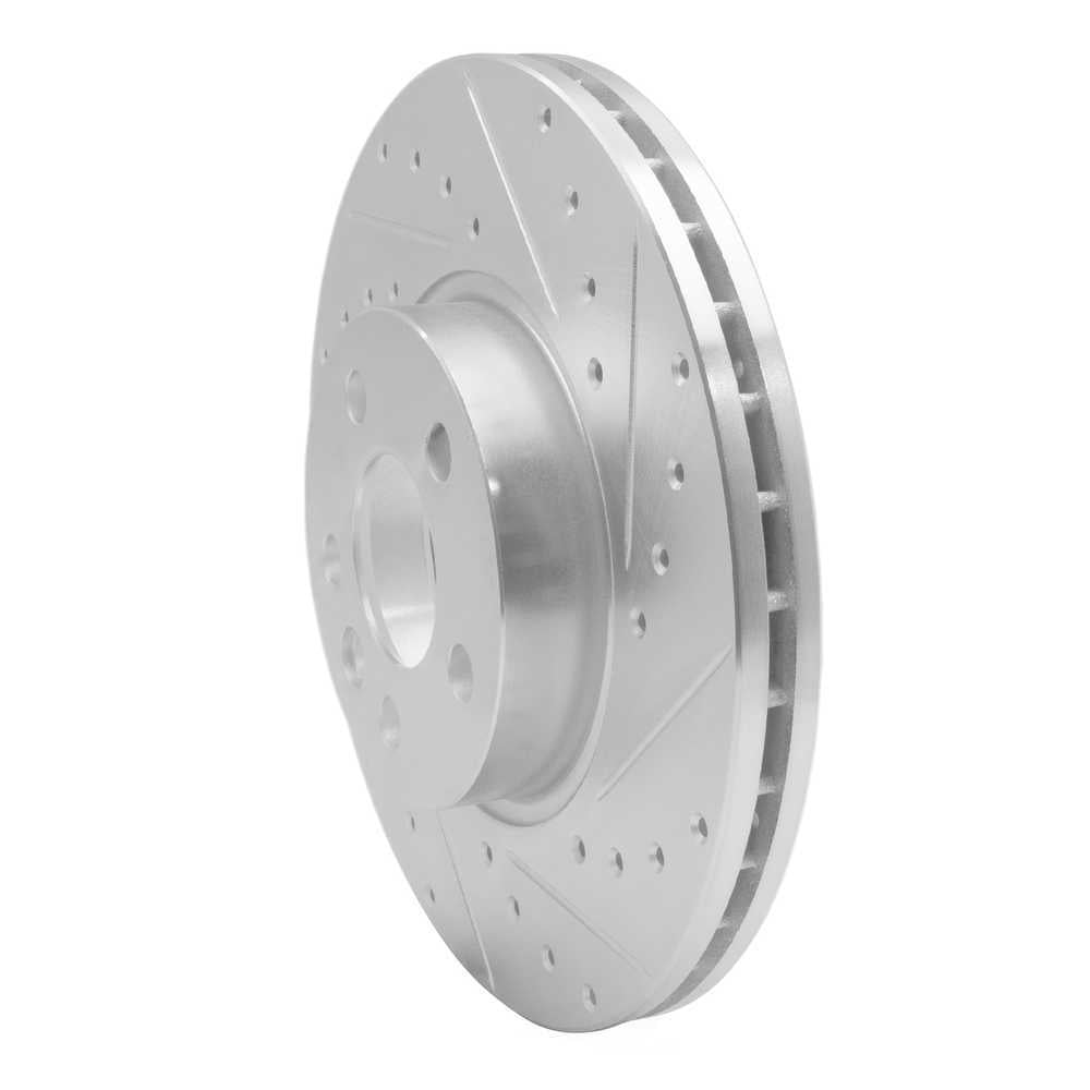 Dynamic Friction Company 631-74045R DFC Brake Rotor - Drilled And Slotted - Silver