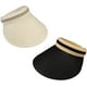 thumbnail image 1 of 2 piezas de visera de verano para mujer, gorra con visera vacía para mujer, sombrero para el sol, playa, Golf de paja TUNC Sencillez, 1 of 5