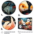 thumbnail image 3 of Designart "Fishing curious Waters III" Animals Floater Framed Canvas Wall Art, 3 of 7