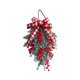 thumbnail image 1 of Mini colgante de Navidad Gloria adorno colgante guirnalda de Cinta decoración de puerta rojo, 1 of 3