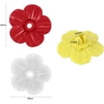 thumbnail image 2 of 18 Pieces Hummingbird Feeder Replacement Flowers, Flower Hummingbird for Hummingbird Feeder Hanging Feeder Replacement Plastic Parts (Yellow+White+Red), 2 of 6
