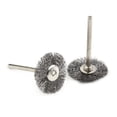 thumbnail image 3 of 20 Pcs Brosses à Roue en Fil d'Acier 22mm pour Mini Perceuse Outils Rotatifs Brosse de Polissage, 3 of 9