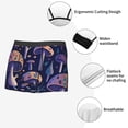 thumbnail image 5 of Kdxio Men's Boxer Briefs with Floral Hippie Mushrooms Print - Comfortable and Breathable Underwear for Everyday Wear, 5 of 7