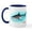 White/Navy Inside, variant on CafePress - Tiger Shark Mug - 11 oz Ceramic Mug - Novelty Coffee Tea Cup