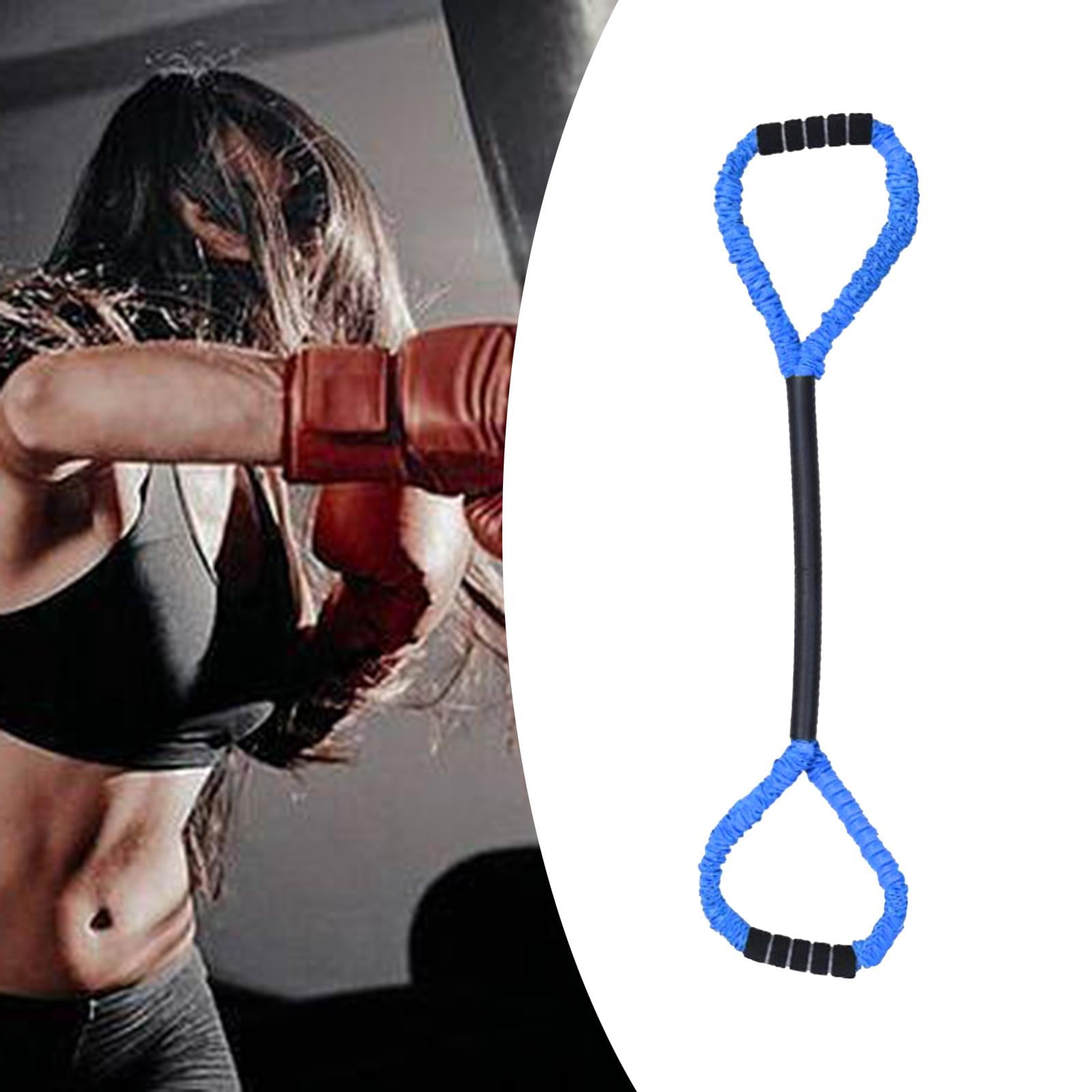 Boxing Resistance Band Elastic Resistance Bands Chest Expander for Shadow Boxing Blue 25lb