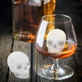 thumbnail image 2 of Skull Ice Cube Mold，Skull Cake Pan Silicone Mold，6-Cavity Silicone, or Halloween & Party Drinks (6 Cavity Large Mold), 2 of 10