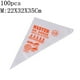 thumbnail image 1 of Bolsa desechable para glaseado, Fondant, crema para pastel, crema exprimible, decoradores de postres, herramientas de pastelería, 100/200/300 piezas, 1 of 4