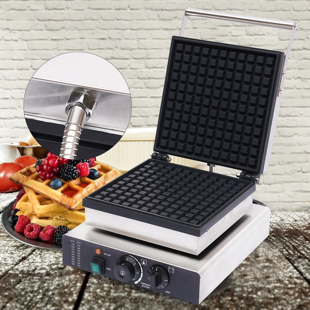 Waffle Maker Commercial Electric Machine Nonstick Square Waffle Making Machine